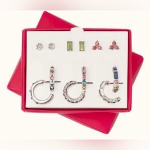 🌟HPx3🌟 RADIANT RAINBOW PACK 6 Pair Earrings Newly Discontinued New in Box